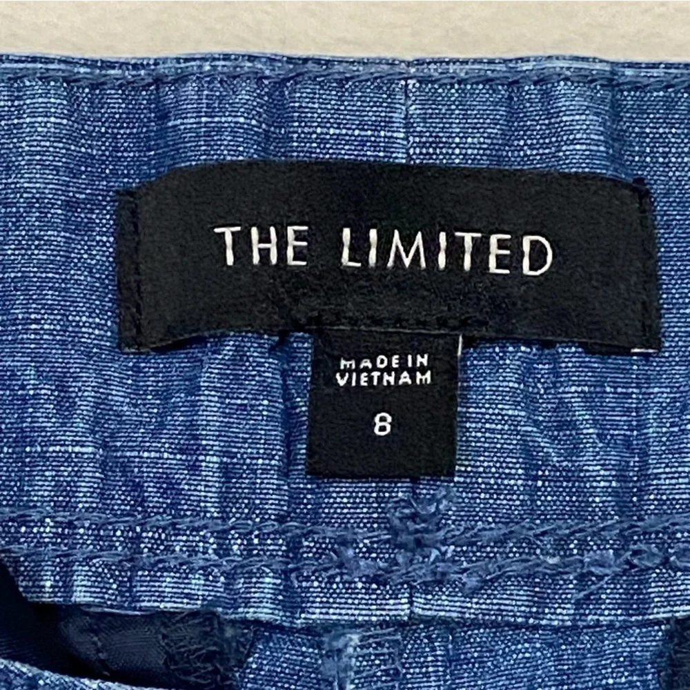 THE LIMITED / Blue Chambray Shorts High Rise Size 8